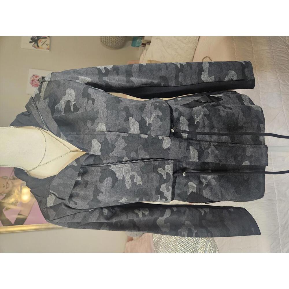 CAbi Stylish Gray Camouflage Jacket #321